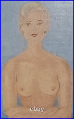 Louis TOUCHAGUES (1893- 1974) Nu Feminin Peinture huile sur toile signée