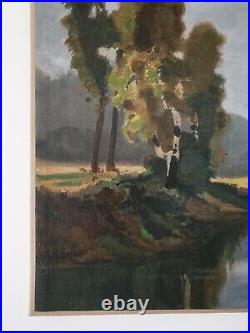 Lucien Peri (1880-1948) peintre Corse. Huile sur toile 50x65