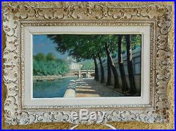 Lumineux Impressionniste 1950. Paris, Le Pont-neuf & Les Quais De Seine. Signé