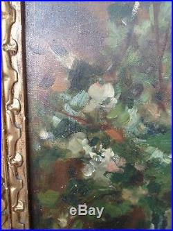 MARCEL ARNAUD (1877 -1956) HST 61 38 cm Nature Morte Bouquet Fleurs Cézanne