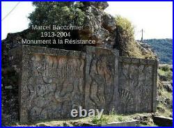 Marcel Bacconnier 1913-2004. Grand & Magnifique Paysage Hivernal En Ardeche