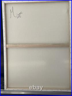 Monsieur SONIC Street Art Abstrait Graffiti Peinture Sur Toile Banksy