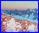 Mountain Landscape Original Painting Alps Snow Paysage montagnes Alpes