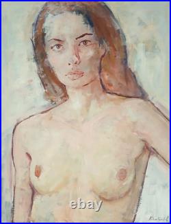 Nicolévitch -GRAND BUSTE NU HUILE SUR TOILE vers 1980/90