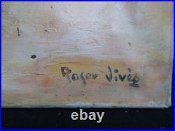 ORIENTALISME Roger VIVES 1939-2013 huile sur toile CAVALIERS BERBERES