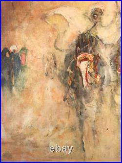 ORIENTALISME Roger VIVES 1939-2013 huile sur toile CAVALIERS BERBERES