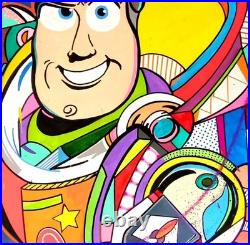 Oeuvre pop art originale sur toile Buzz par Caronart