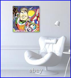Oeuvre pop art originale sur toile Buzz par Caronart