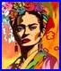 Oeuvre pop art originale sur toile Frida par Caronart