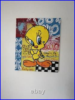 Onizbar Street Art Abstrait Graffiti Peinture Sur Toile Banksy