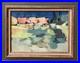 Original Abstract Landscape Oil Painting, Framed, 1950&rsquo;s Style Nicolas de Staël