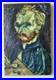 Original Expressive Oil Painting Portrait on Canvas Van Gogh Style 27 x 41 cm