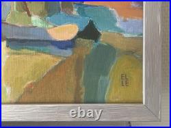Original Painting Honfleur Normandy Landscape Tableau Paysage Normandie Mer