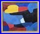 Original Vintage Abstract Painting, Modernart, Hand Made, Style Serge Poliakoff