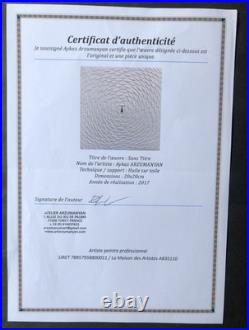 Ouvre De Aykaz Arzumanyan Signé CA Sur Toile Sur Châssis