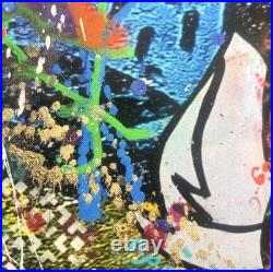 Ouvre De Caspa Street Art Pop Art Signé CA Sur Toile 100x100cm
