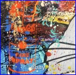 Ouvre De Caspa Street Art Pop Art Signé CA Sur Toile 100x100cm