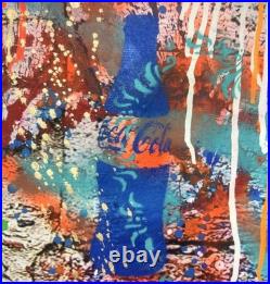 Ouvre De Caspa Street Art Pop Art Signé CA Sur Toile 100x100cm