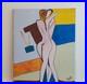 Ouvre originale signée aljack Abstraction figurative érotique Acrylique