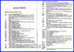 PONS Jean (1913-2005) Enclume de la chair -Composition abstraite 1947-Huile/ST
