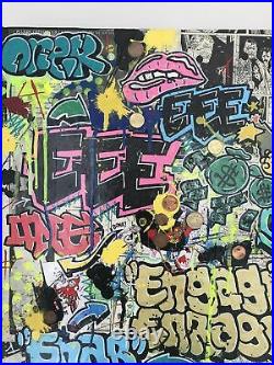 POP ART Street Art! Graffiti Paint Toile Journal Harakiri Acrylic Artiste 6nar