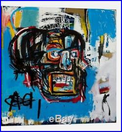 Painting Jean Michael Basquiat Samo Modern Art New Creation