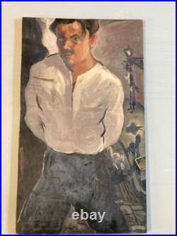Painting Peinture Expressionisme Huile 1932 Expressioniste Portrait Pendu Chat