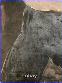 Painting Peinture Expressionisme Huile 1932 Expressioniste Portrait Pendu Chat