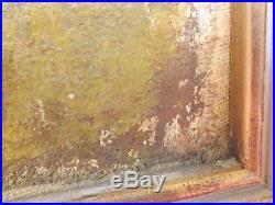 Paire d'Huile sur Toile, Peinture Impressionniste XIXe siècle. Décor Champêtre