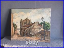 Paul Feron Huile Sur Toile