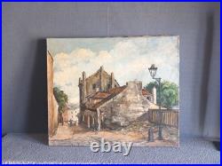 Paul Feron Huile Sur Toile