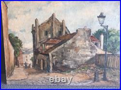 Paul Feron Huile Sur Toile