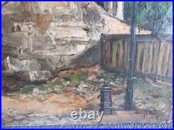 Paul Feron Huile Sur Toile