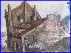 Paul Feron Huile Sur Toile