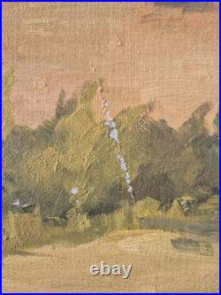 Paul Georges KLEIN (1909-1994) Huile sur Toile Maison de Maître