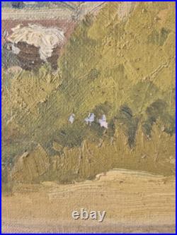 Paul Georges KLEIN (1909-1994) Huile sur Toile Maison de Maître