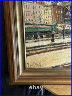 Paul Petit Huile Toile Notre Dame de Paris Quais de Seine École de Paris
