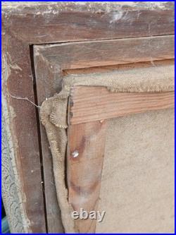 Paysage De Montage De Haute-Savoie Huile Sur Toile De P. H. RENIER Jolie Cote