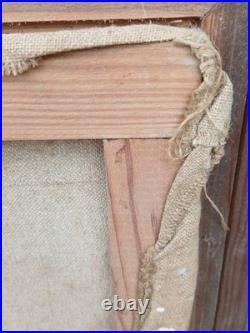 Paysage De Montage De Haute-Savoie Huile Sur Toile De P. H. RENIER Jolie Cote