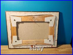 Paysage De Neige d'apres Monet tableau peinture huile sur toile signée A Saisir