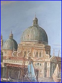 Paysage Venise peinture huile sur toile /Venice oil painting / Ölgemälde Venedig