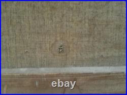 Paysage de montagne au torrent par Laforêt 88 huile sur toile peinture tableau