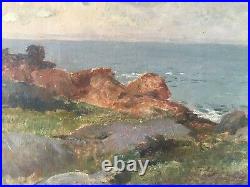 Paysage impressionniste signature marine Ploumanac'h Côtes-d'Armor Bretagne