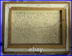 Paysage orientaliste de desert, huile sur toile