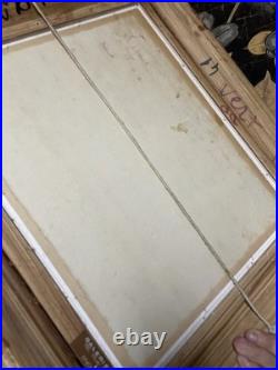 Peinture Ancienne Château Huile sur Toile Signée