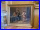 Peinture Ancienne Encadrée, Scène De Mousquetaires XIX Ème S