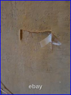 Peinture Ancienne, Huile Sur Toile Enfant Et sa Poupée XIX Ème S