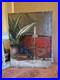 Peinture Ancienne, Huile Sur Toile Nature Morte
