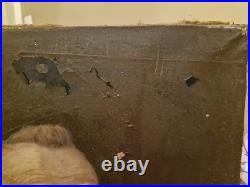 Peinture Anciennne, Huile Sur Toile Représentant Un Portrait D'homme Signée
