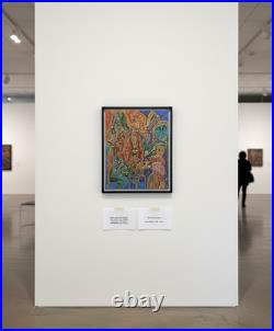 Peinture Art Brut, Ouvre Originale, Peinture Acrylique 60x50cm, Art